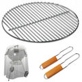 Edelstahl Grillrost für Weber Landmann Kugelgrill Ø 54,5cm 44cm 44,5cm W-Schutz