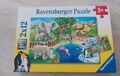  Ravensburger Puzzle Tiere im Zoo ab 3 Jahre 2x12 Teile