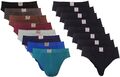 3/6/9/12 Herren Slips Unterhose Sportslip unifarben Schlüpfer Baumwolle Gr.S-6XL