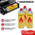 Gaskartusche 227g MSF-1a Butangas 400ml für Camping Gas Kocher Bunsenbrenner Set