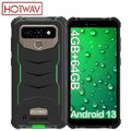 HOTWAV T5 MAX Android 13 Outdoor Smartphone 6050mAh 4GB+64GB Dual SIM 4G Handy