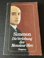 Georges Simenon - Die Verlobung des Monsieur Hire Erstausgabe 1980
