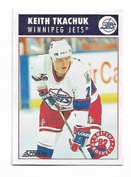 NHL Playercard - Score '92 NHL Top Prospect - Keith Tkachuk - Winnipeg Jets #450