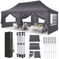 Pavillon 3x3m 3x6m Faltpavillon Wasserdicht Gartenzelt Partyzelt UV Pavillion DE