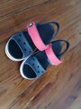 Original Crocs Unisex-Kinder Crocband Sandalen Gr 28-29 blau, rot.