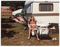 D4393 Foto 80er Jahre Akt hübsche Nackte Frau Nackig Deutsch Outdoor Risk