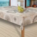 Wachstuch-Tischdecken Abwaschbar Mandala beige braun rechteckig
