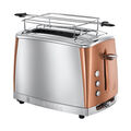 RUSSELL HOBBS Toaster Luna Copper Accents 24290-56 2 Schlitz Brötchenaufsatz