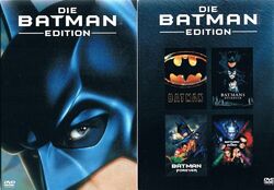 BATMAN: Die Edition --- 1989 bis 1997 --- 4 Filme --- 4 DVDs --- Ungekürzt ---