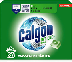 Calgon Hygiene+ Tabs – Schutz vor Kalkablagerungen und Schmutz – Wasserenthärter