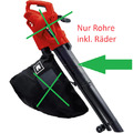 Laubbläser-Laubsauger Einhell GC-EL 3024E Rohreinheit + Räder  A1705924 b