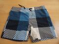 Jungen Badehose Schwimmhose Schwimmshorts Badeshorts blau Gr 134 140