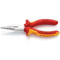 KNIPEX 25 06 160 VDE-Flachrundzange gerade mit Schneide verchromt 160mm