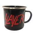 SLAYER - Logo - Emaille Tasse / Kaffeebecher