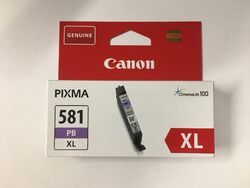 original Canon Tinte CLI-581XL PB Photo Blau 8,3ml Pixma TS OVP mit Rechnung