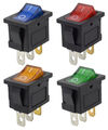 ✅ Kippschalter Wippschalter Switch LED 15x21mm EIN / AUS 3 PIN DC 12V / 3A KFZ ✅