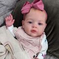 22 Inch Soft Vinyl Reborn Baby Doll Lifelike Newborn Dolls Painted Kids Gifts