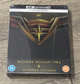 DC Wonder Woman 1984 & Wonder Woman 4k Bluray UK Steelbook 2 Movies NEW