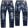 Herren Jeans Hose Rock Creek Designer Stretch Jeanshose Regular Slim Basic M19