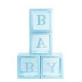 4 Stck. Junge Mädchen Baby Dusche Liebe Party Dekorationen Transparent Karton Geschenk