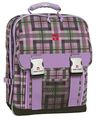 Take it Easy Schulrucksack London - PLAID lila