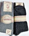 Cashmere Socken 2Paar Premium Qualität Unisex Super weich 100% Ölkogisch gefärbt