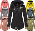 Marikoo Damen Softshell Jacke Herbst Winter  Übergangs Regen Outdoor Zimtzicke