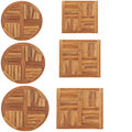 Tischplatte Massivholz Teak Massivholzplatte Holzplatte für Esstisch Küchentisch
