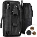 Handy Gürteltasche für Samsung Galaxy Note 2 Nylon Gürtel Tasche Case Clip Etui