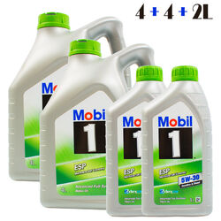 10 Liter 5W 30 Mobil 1  ESP 4L+4L+1L+1L= 10L MOTORÖL ESP Formula Nachfolger