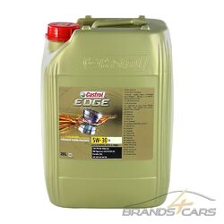 20 L LITER CASTROL EDGE FLUID TITANIUM 5W-30 LL MOTORÖL MOTOREN-ÖL 31873817### PASSEND FÜR VW 504 00/507 00 ACEA C3 ###