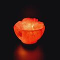 Himalaya-Salzschüssel Feuer natürlicher Stein rosa Heilung Brocken Glühbirne UK Stecker