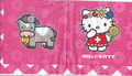 5 Lunch Papier Servietten Napkins (K2-37) weiße Katze Hello Kitty u. Kuh Schweiz