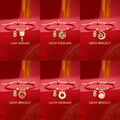 Lucky Zodiac Dragon Bracelet For Friend Red Rope Wealth Bracelets Jewelry G-hf