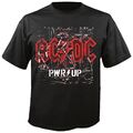 AC/DC - PWR-UP - Logo - Cables - T-Shirt