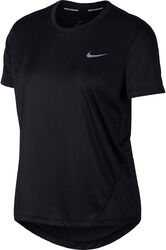 Nike Damen Sport Fitness Running Lauf Trainings T-Shirt Schwarz DRI FIT Shirt