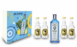 Bombay Sapphire Gin Tonic Geschenkset - Bombay Sapphire London Dry Gin 0,7L (40%