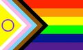 Inter-Fortschritt Flagge LGBTIQ Community CSD Flagge Pride Flag Queer Inter  