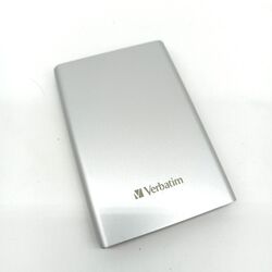 Verbatim USB 3.0 2,5 Zoll externe Festplatte 1TB Silber Externe Festplattenlaufw