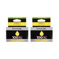2x Lexmark Patrone Nr. 100XL Yellow 14N1071E, Platinum Pro903 Pro903 Pro905 (np)