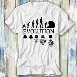 T-Shirt Human Cannabis Evolution Meme Geschenk Top Unisex 1182
