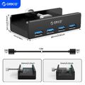 ORICO USB Hub Clip-Typ 4 Port USB 3.0 Hub 5 Gbps Super Speed Aluminum Datenhub