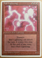 Ball Lightning (4th Edition 1995), Magic Karte MtG, Kugelblitz Vintage Kult
