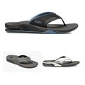 Reef Fanning Herren Zehentrenner |Zehengreifer | Flip Flops | Nubukleder, Synthe