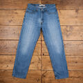 Vintage Levis 550 Jeans 32 x 32 Stonewash konisch blau rot Tab Denim