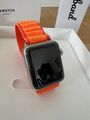 Apple Watch Series 3 GPS + Cellular, 38mm Edelstahl, silber mit Alpine Loop, OVP