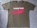 sabotage vintage t-shirt the search and destroy tour 2000 Gr. L grün