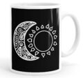 Sonne und Mond Hindu lustige Kaffeetasse Teetasse