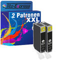2 Patronen Black PlatinumSerie XL für Canon Pixma IP 3600 IP 4600 IP 4600 X CLI-