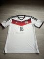 Adidas Deutschland Trikot WM 2014 Nr. 16 (Name)